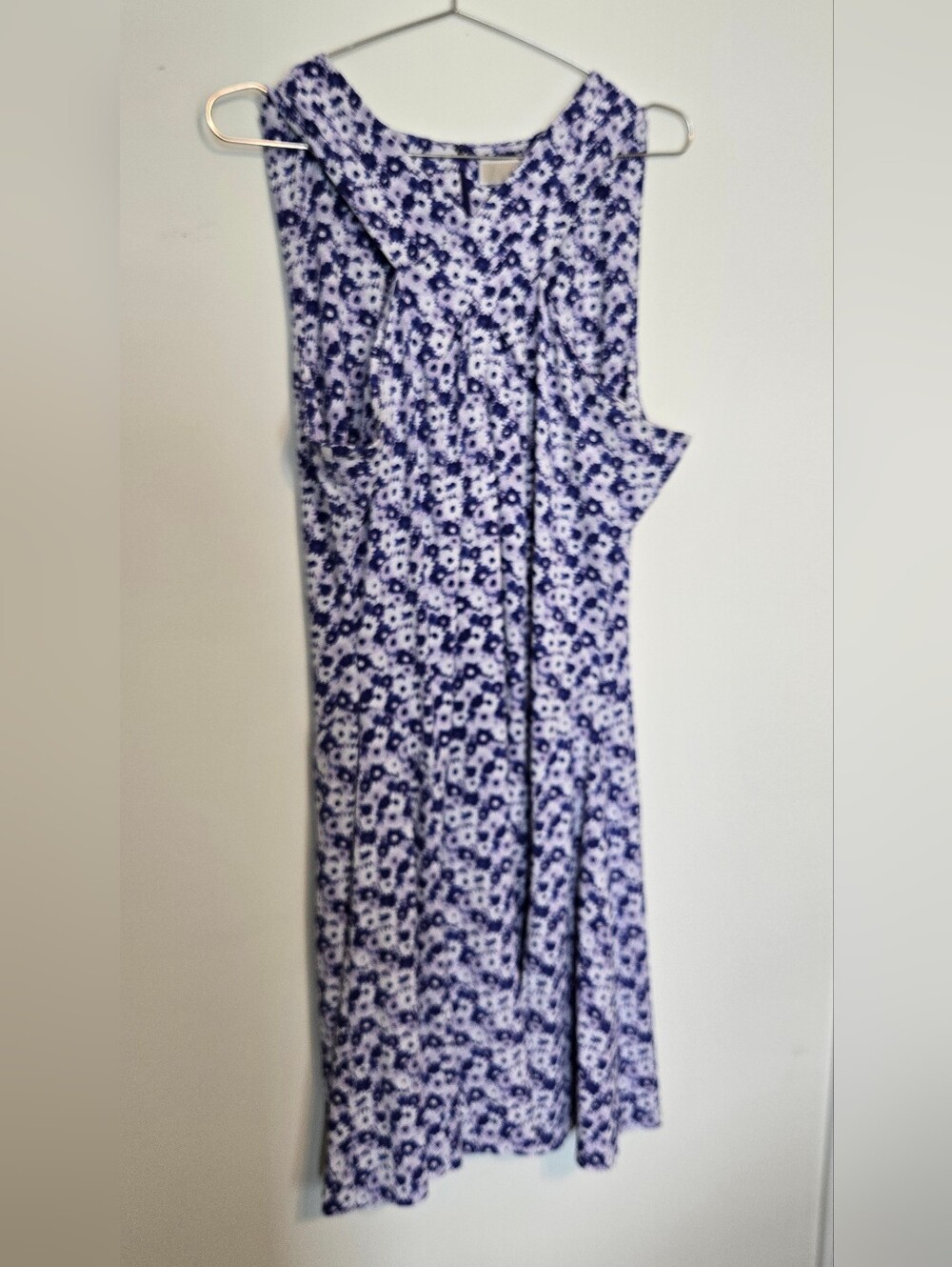 Michael Kors Purple Daisy Print Skirt